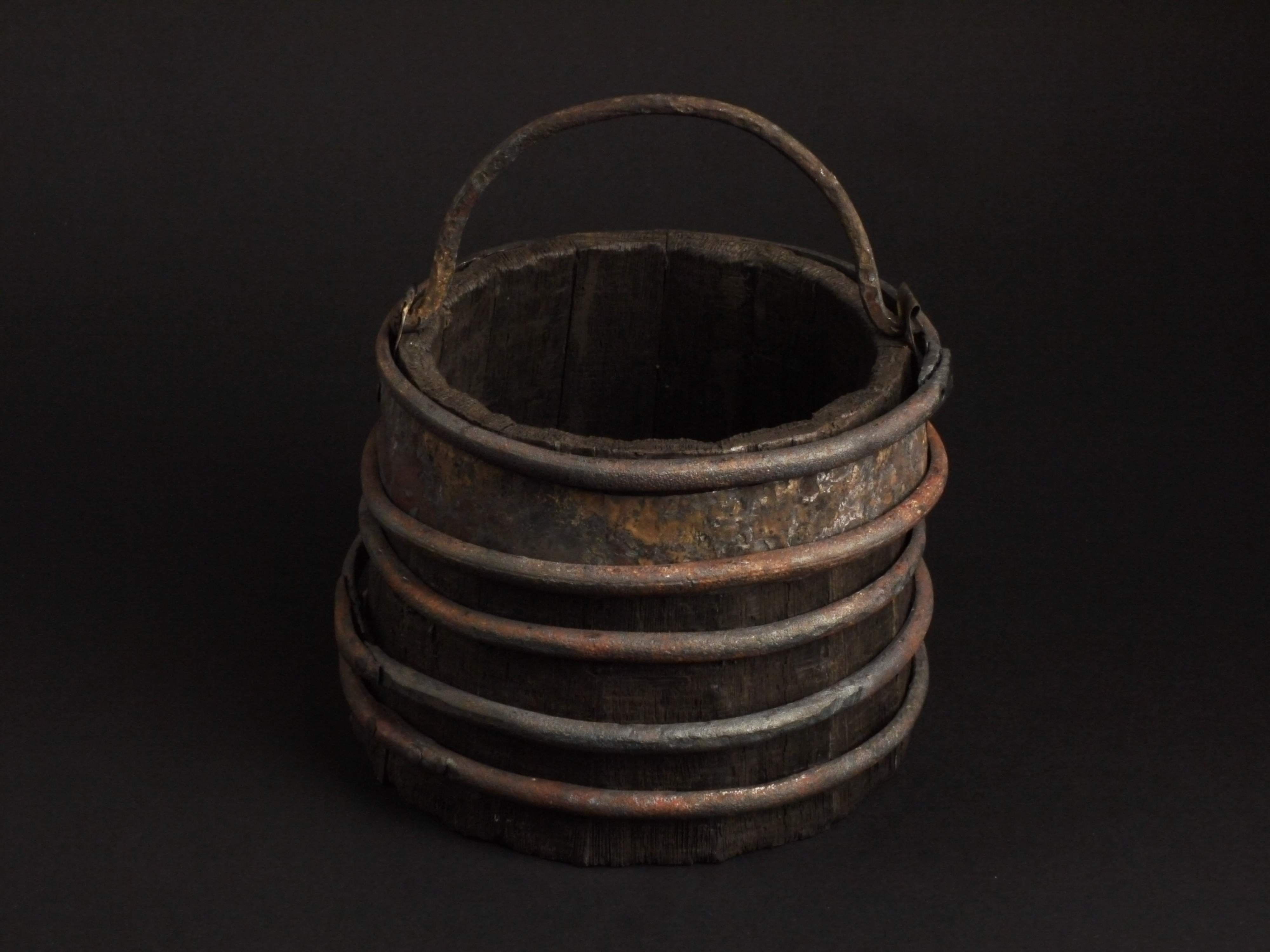 One artefact exhibition - stave buckets from Śródka