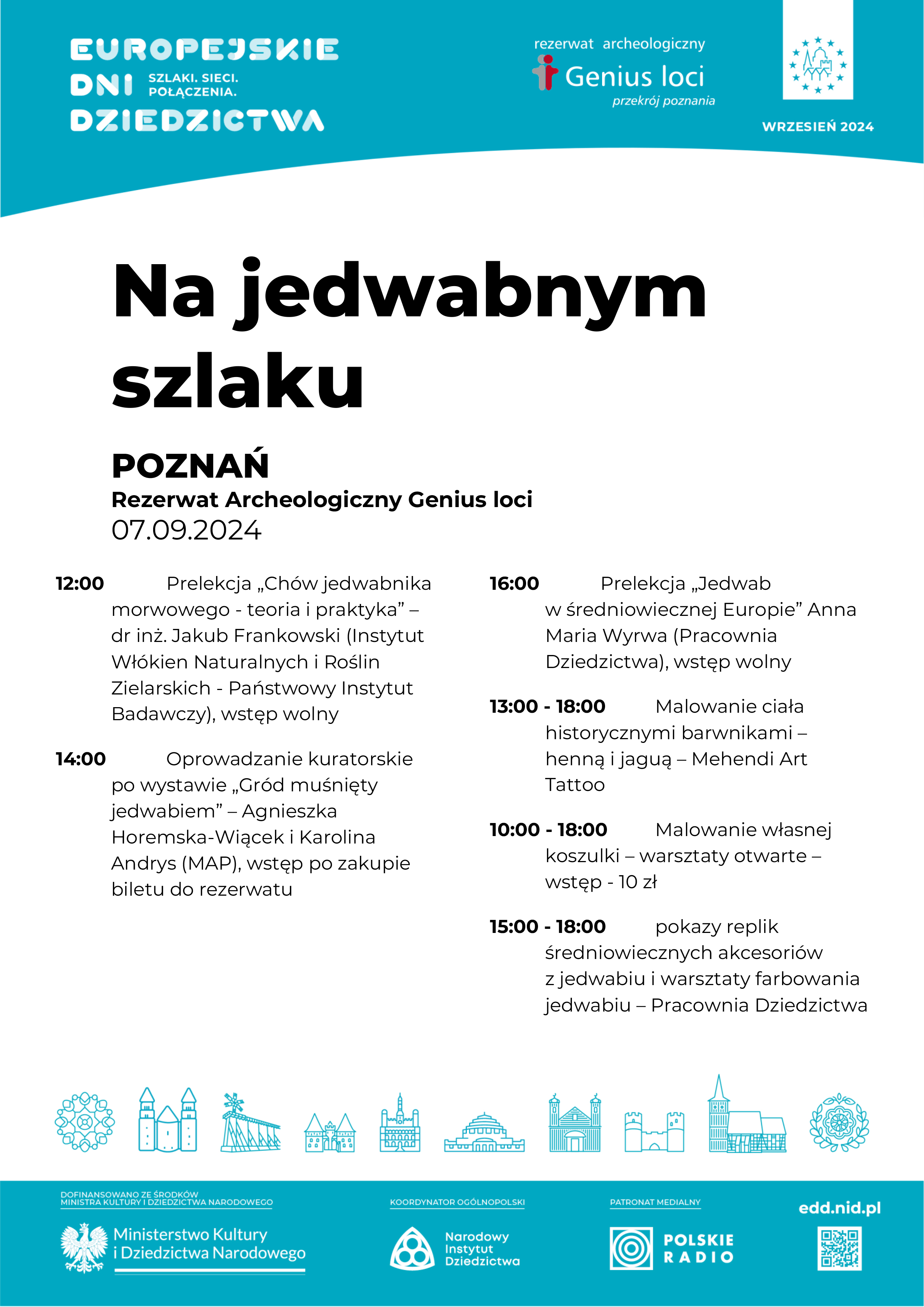 Program Europejskich Dni Dziedzictwa na jedwabnym szlaku