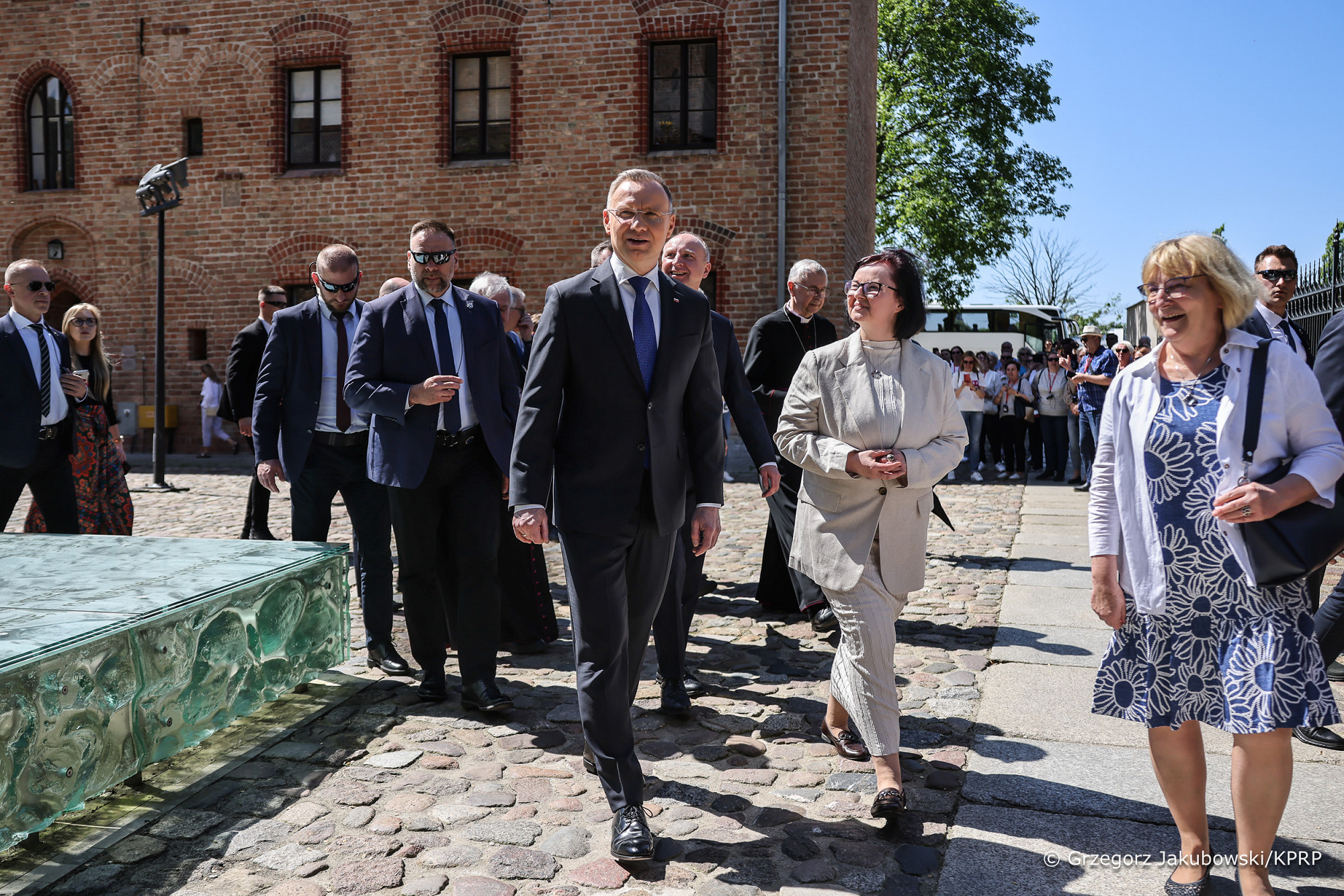 Prezydent RP z wizytą w Rezerwacie Archeologicznym Genius Loci i Kościele NMP in summo
