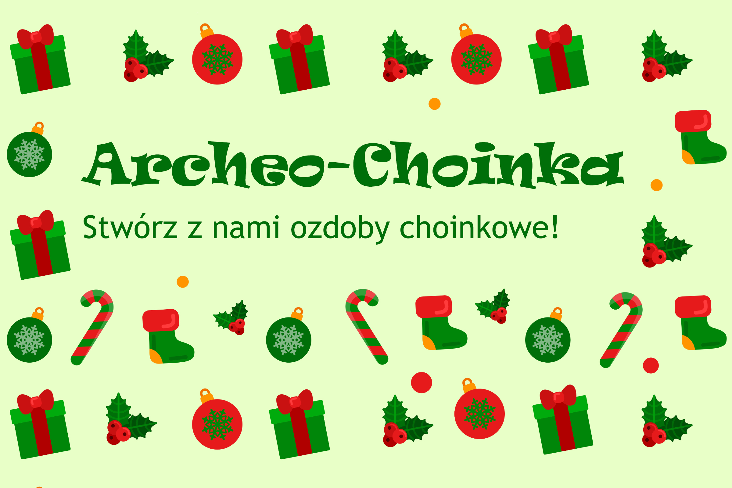 Warsztaty plastyczne Archeo-choinka 5.12.2025