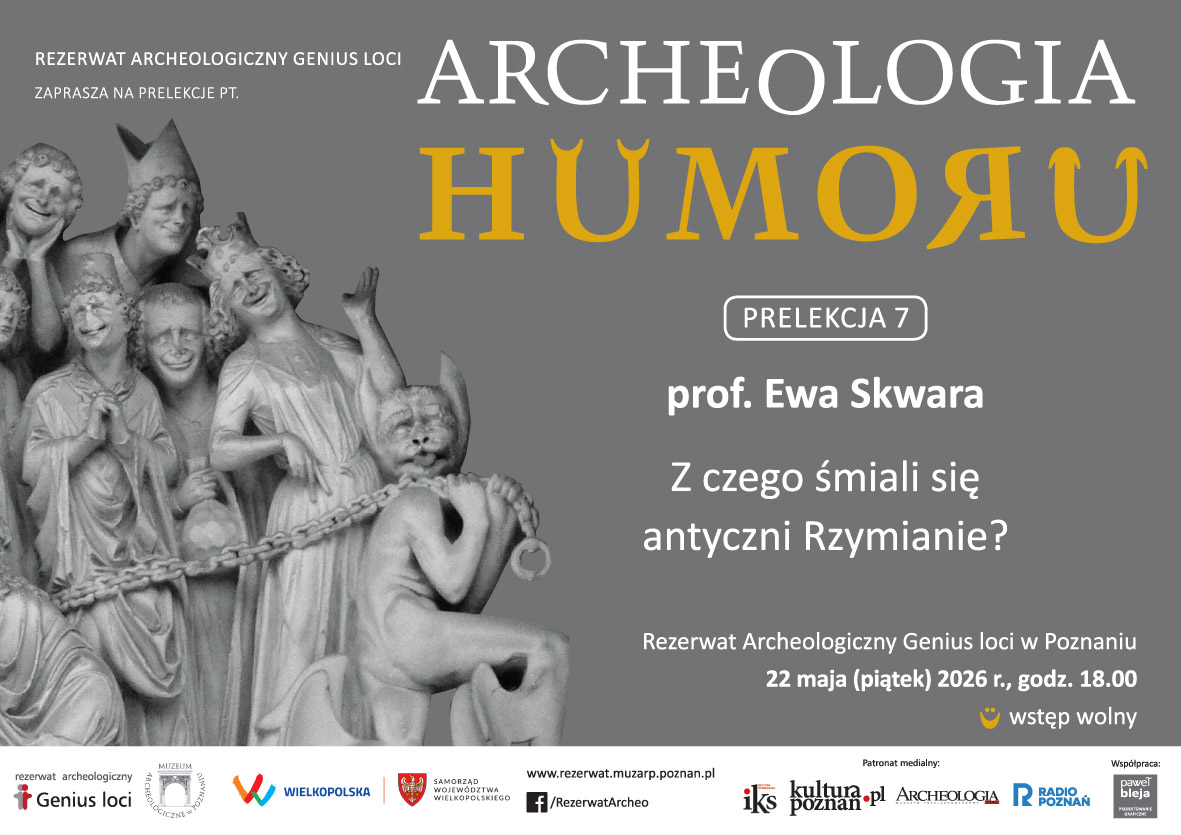 Archeologia Humoru. Z czego śmiali się antyczni Rzymianie? prelekcja 22.05.2026
