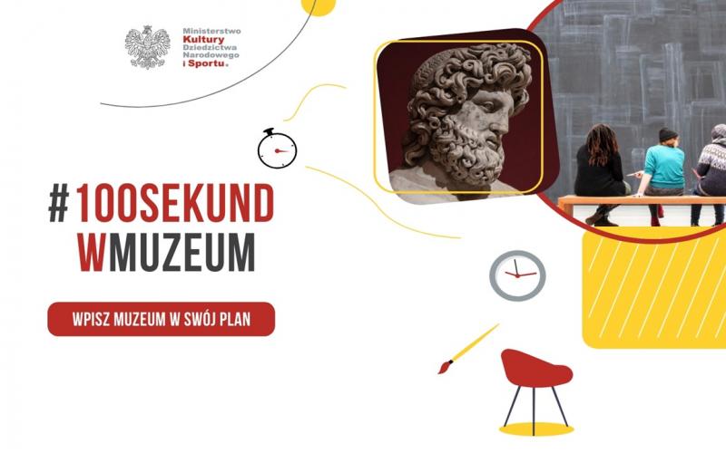 Konkurs #100SekundwMuzeum - inicjatywa Ministerstwa Kultury, Dziedzictwa Narodowego i Sportu (10-30 września 2021)