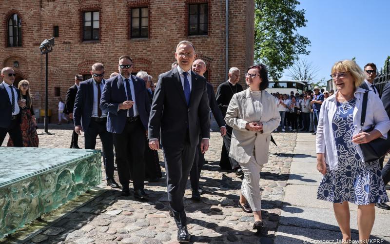 Prezydent RP z wizytą w Rezerwacie Archeologicznym Genius Loci i Kościele NMP in summo