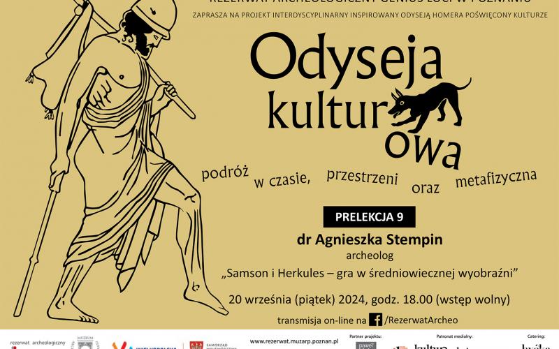 Odyseja kulturowa - prelekcja dr Agnieszki Stempin - „Samson i Herkules – gra w średniowiecznej wyobraźni” 20.09.2024 r.
