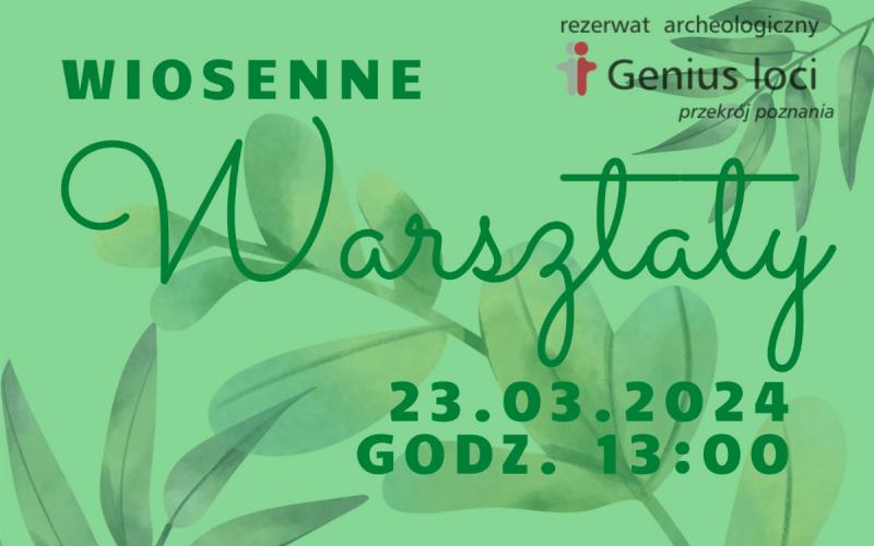 Warsztaty wiosenne dla dzieci 23.03.2024