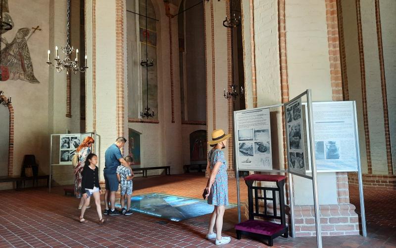 In search of the origins of Poznań. Temporary exhibition in the Church of Blessed Virgin Mary.